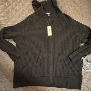Style & Co womens zip up hoodie sweater 3x NWT